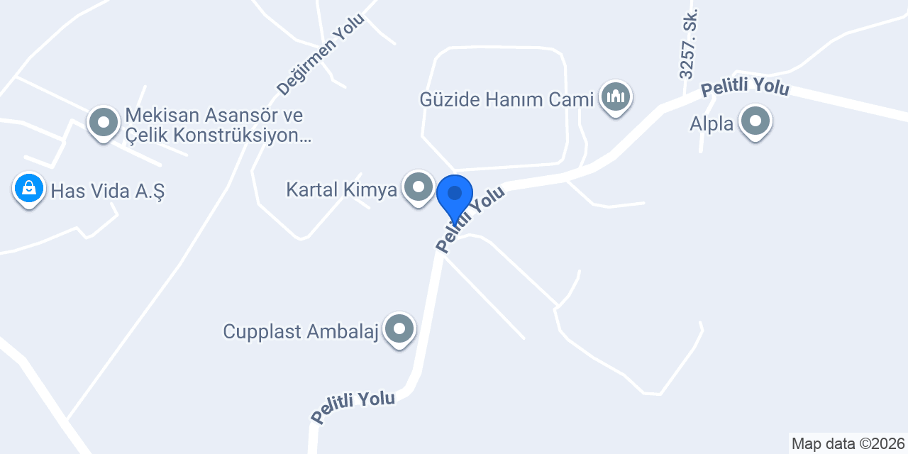 Atmaca Ambalaj konumu