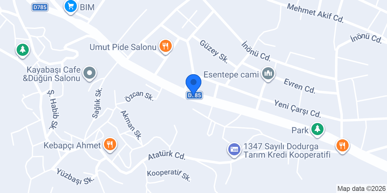 Karakayalar pide ve lahmacun konumu