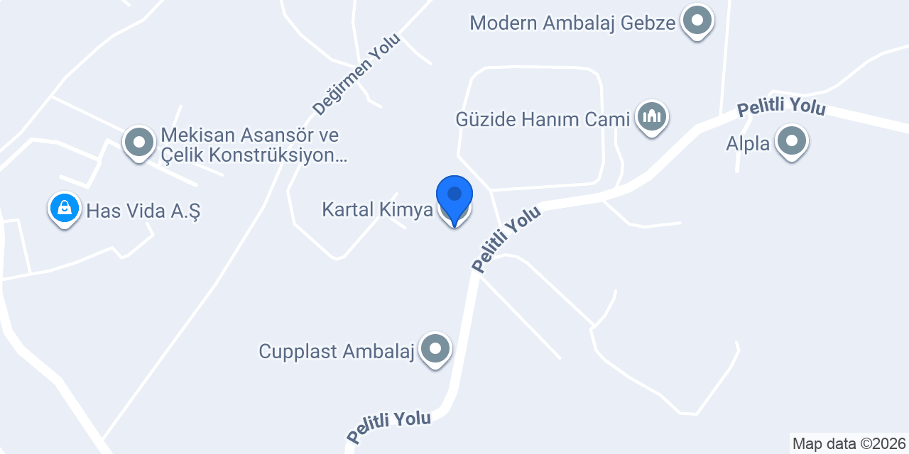 Kartal Kimya konumu