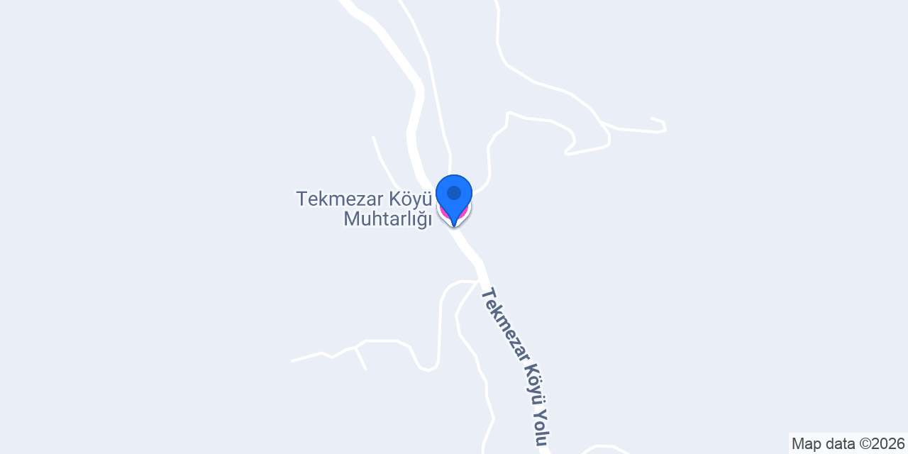 Tekmezar Köyü Muhtarlığı konumu