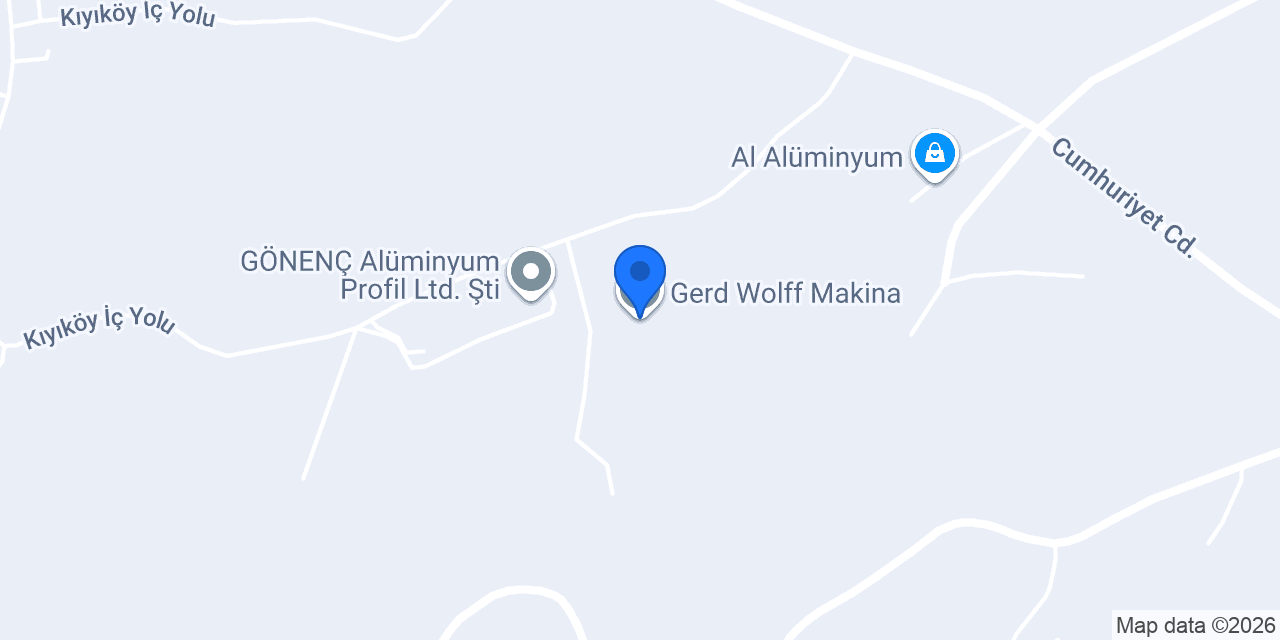 Gerd Wolff Makina konumu
