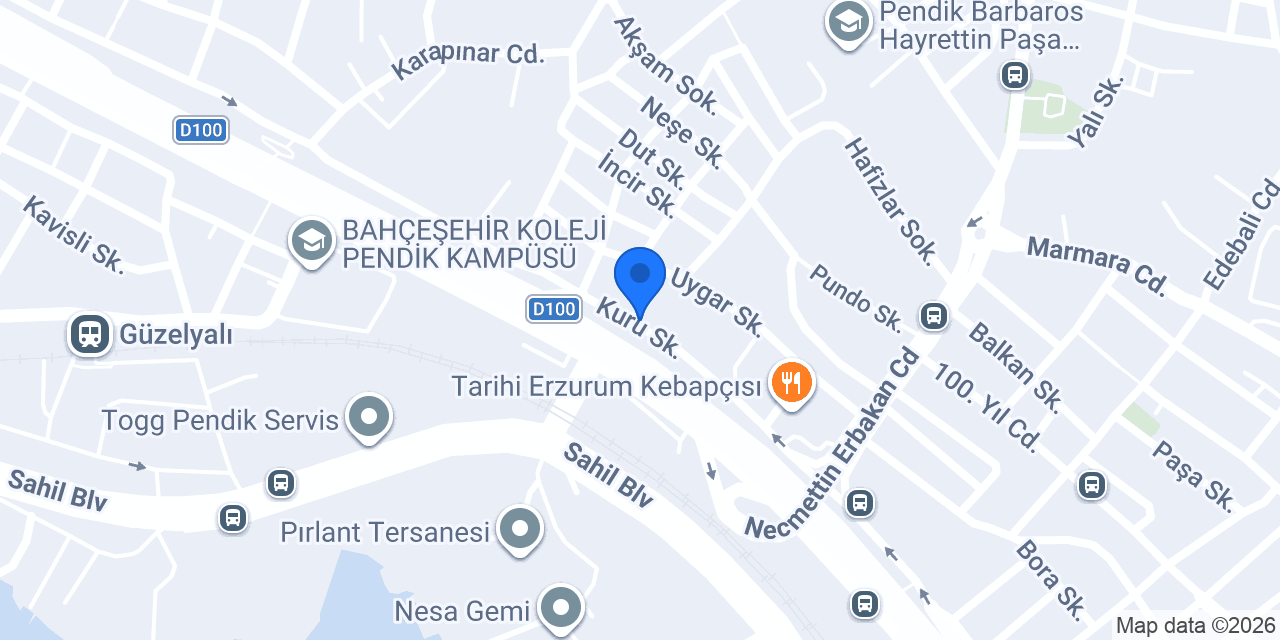 Cihan Güney | Pendik Emlakçı konumu