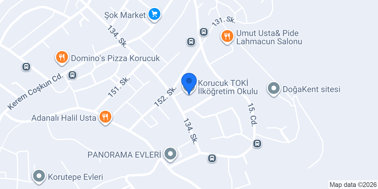 Arif Nihat Asya İlkokulu konumu