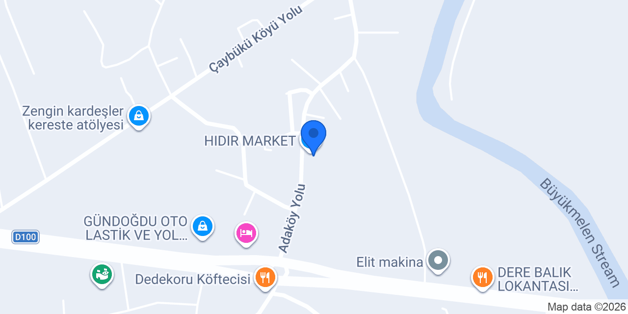HIDIR MARKET konumu