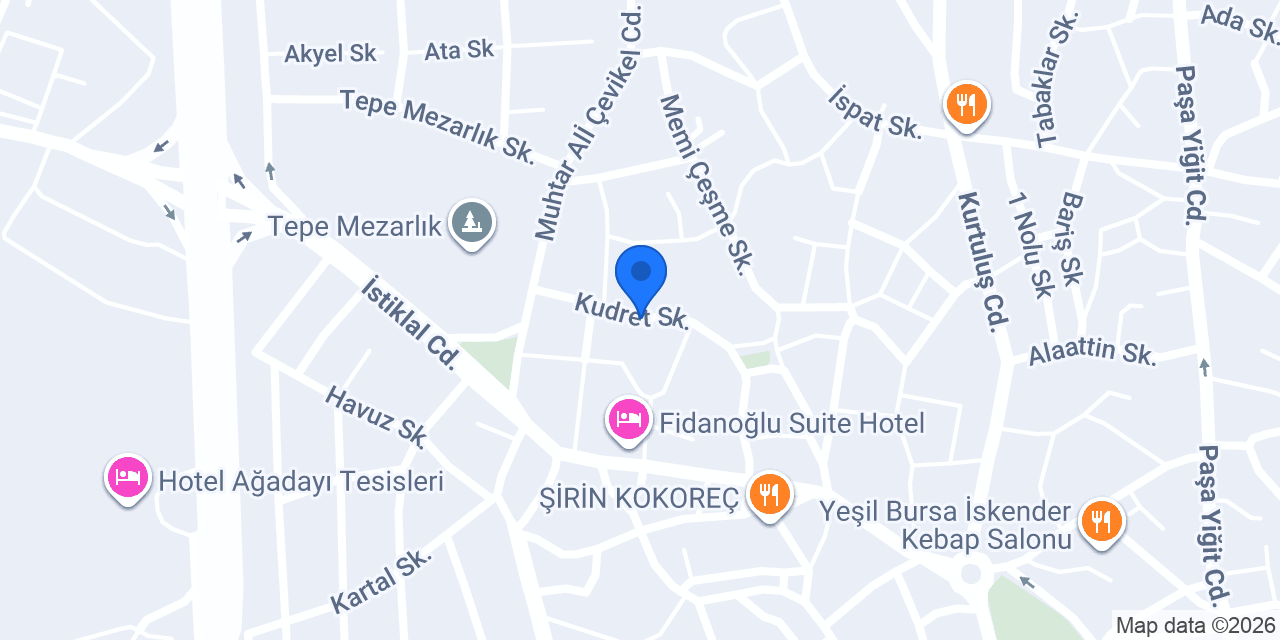 Marshall - Akın Ticaret konumu