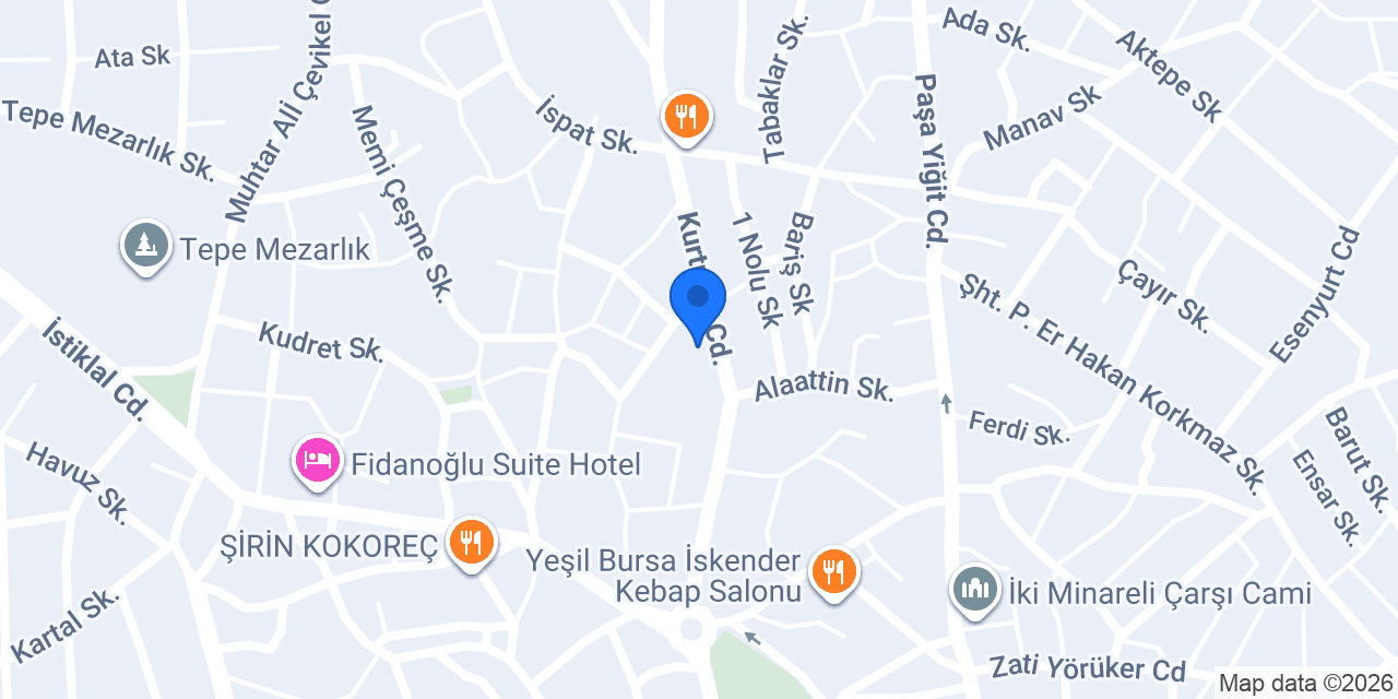 Marmara Mobilya konumu