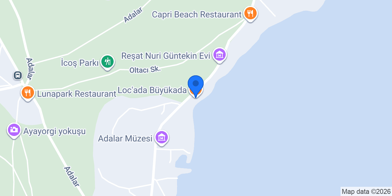 Loc'ada Büyükada konumu