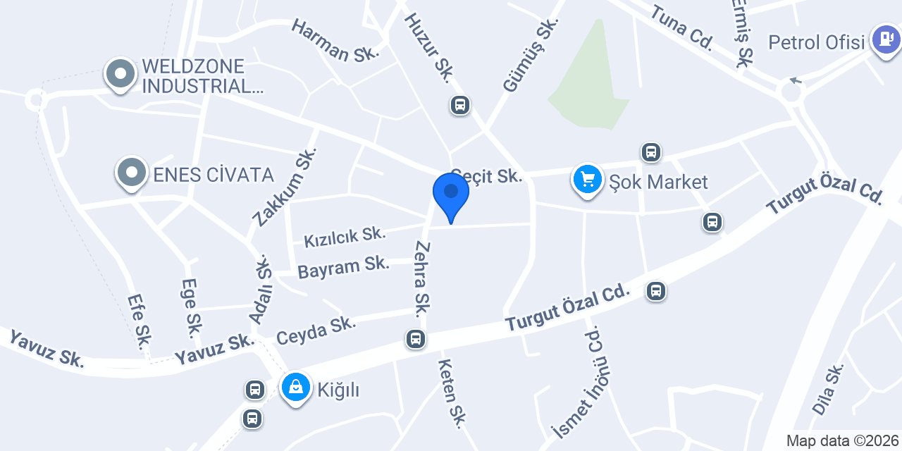 Eriza Yapı konumu