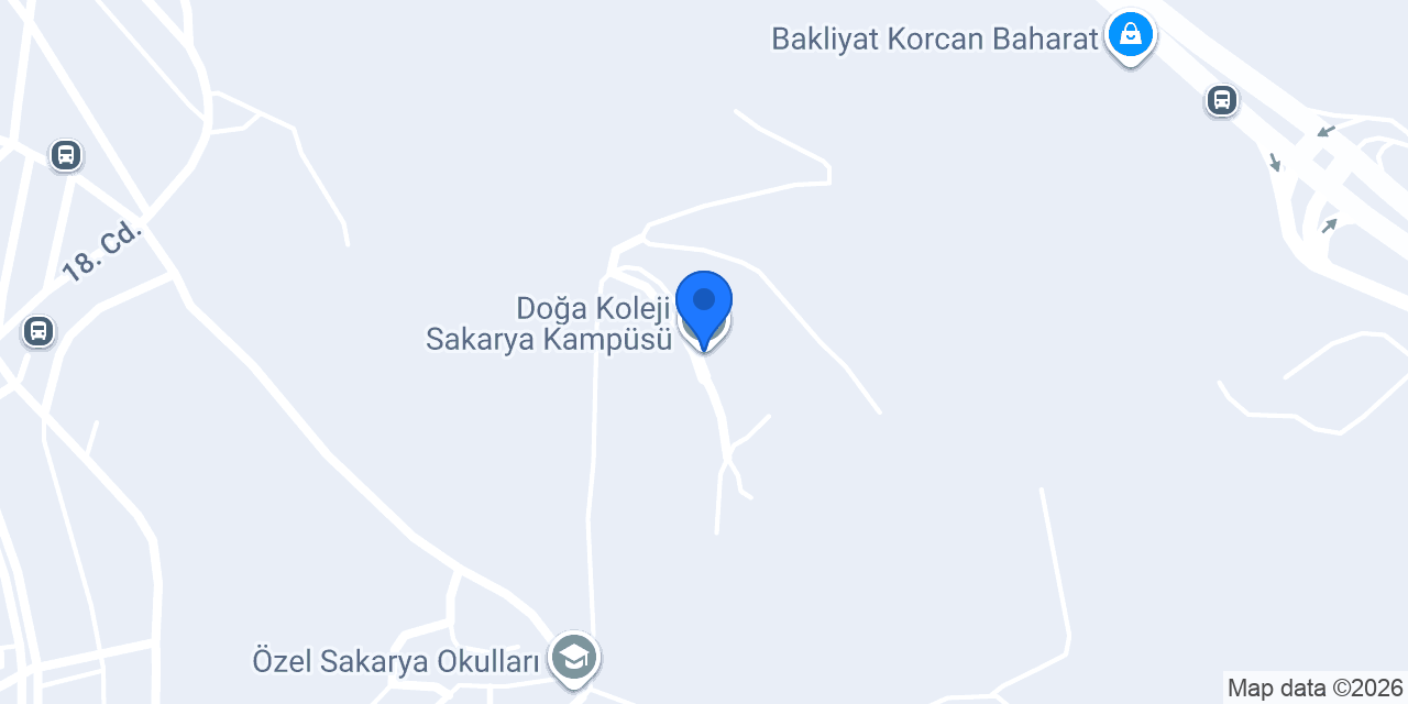 Doğa Koleji Sakarya Kampüsü konumu