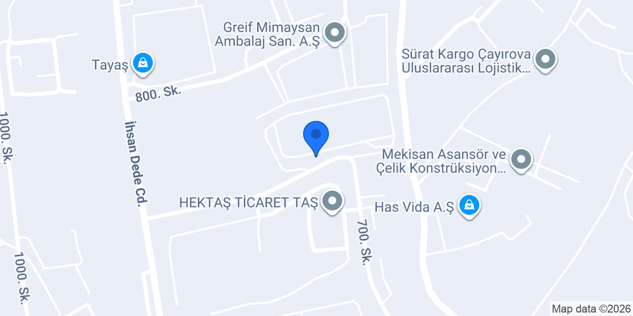 Erdemir Çelik Servis Merkezi (Gebze) konumu