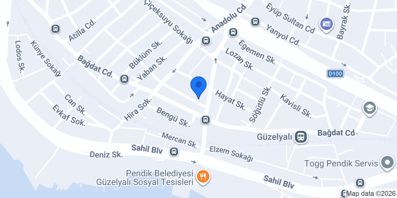 Türk Kütüphaneciler Derneği İstanbul Şubesi konumu