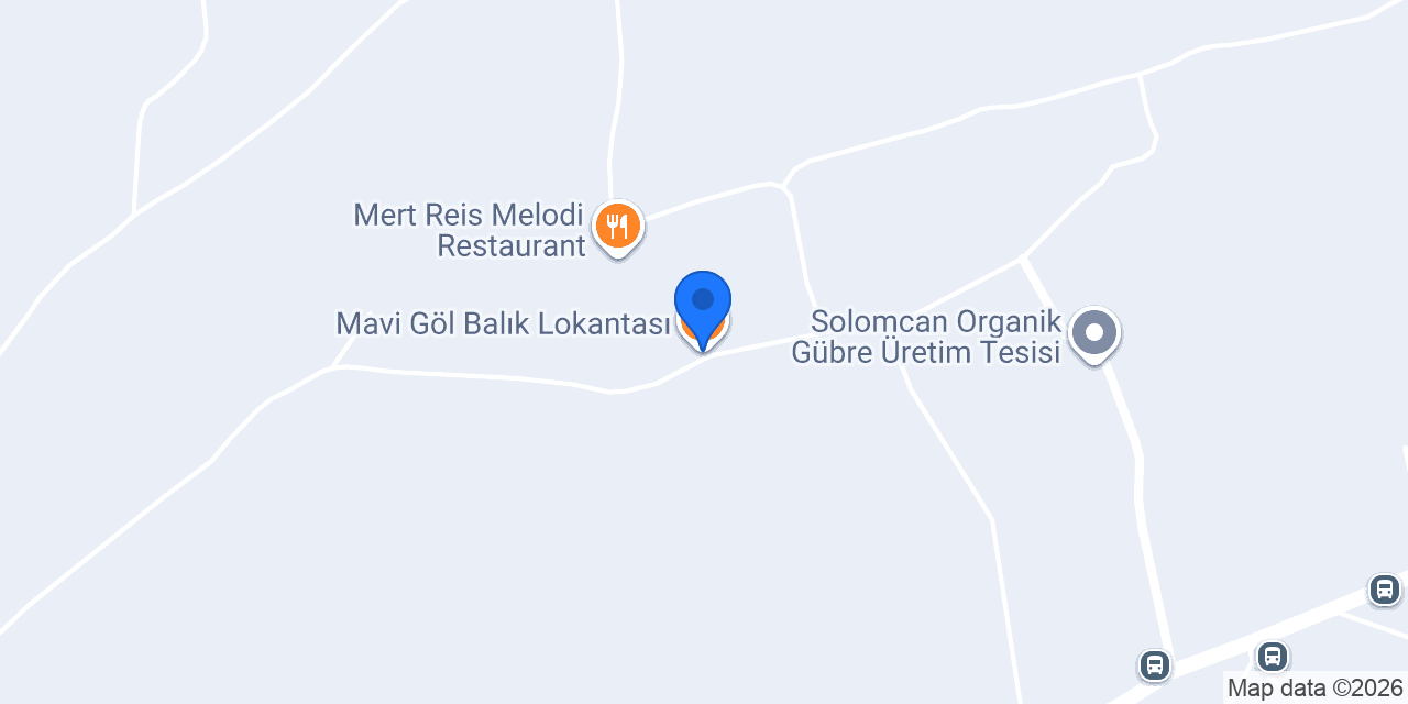 Mavi Göl Balık Lokantası konumu