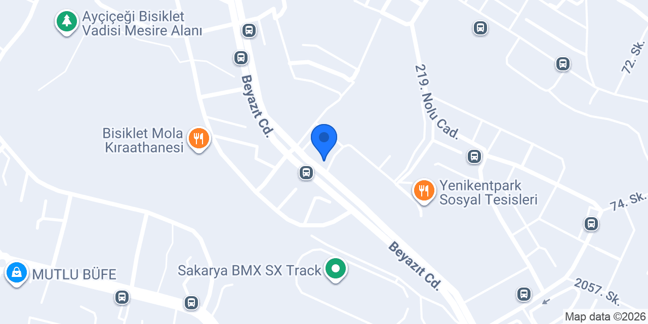Sakarya İl Ambulans Servisi Başhekimligi konumu