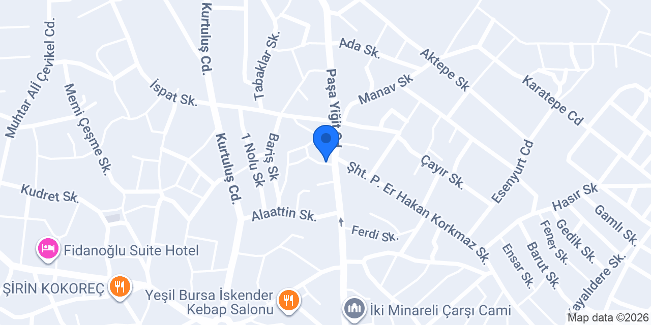 Bakıroğlu mekanik tesisat konumu