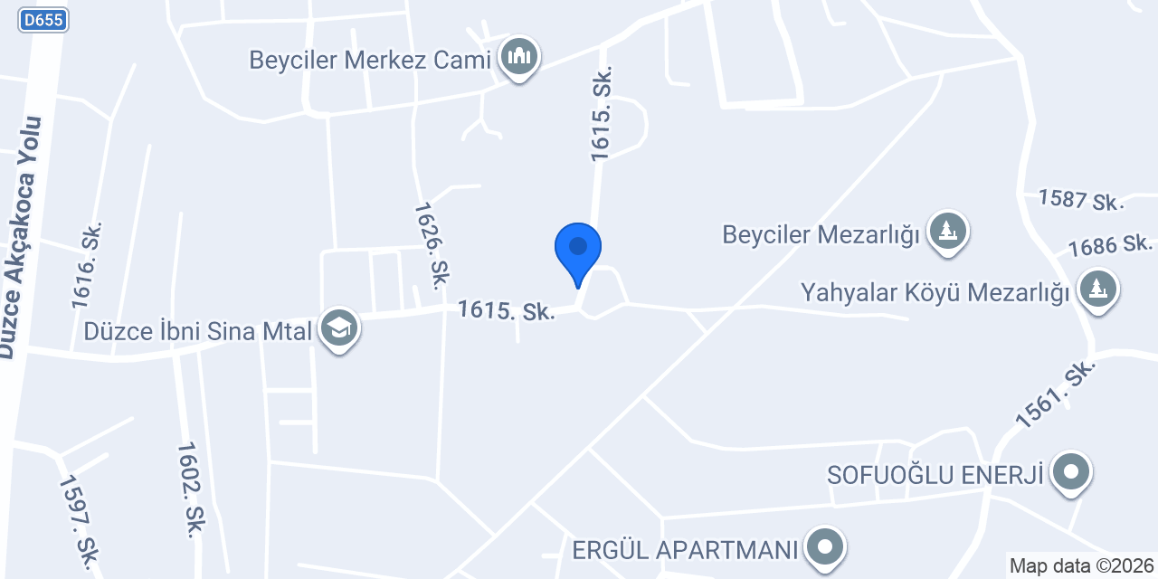 Bilir Un Fabrikası konumu