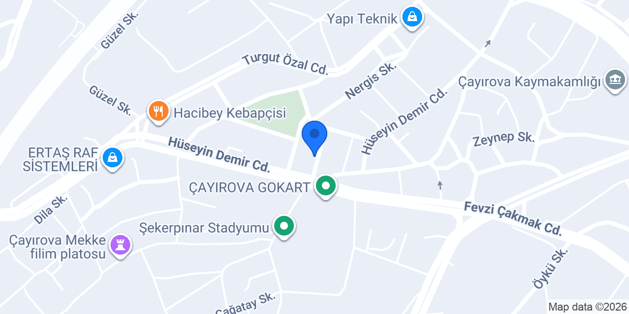 Karadeniz Makine konumu