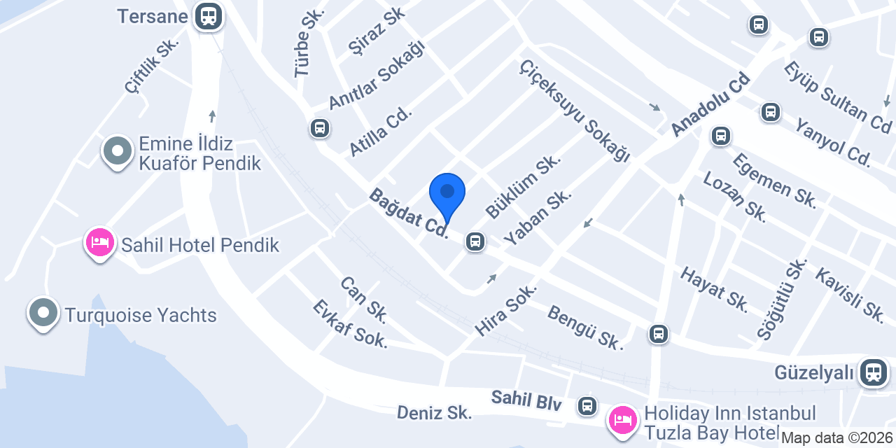 Pendik Fast Food konumu