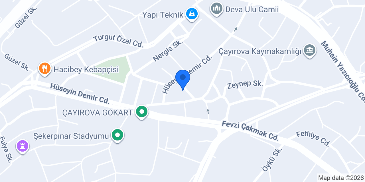 Üçel oto konumu