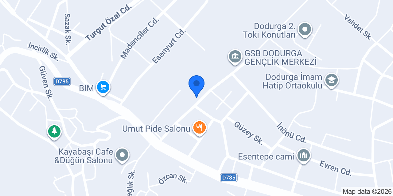 Mustafa Kemal İlkokulu konumu
