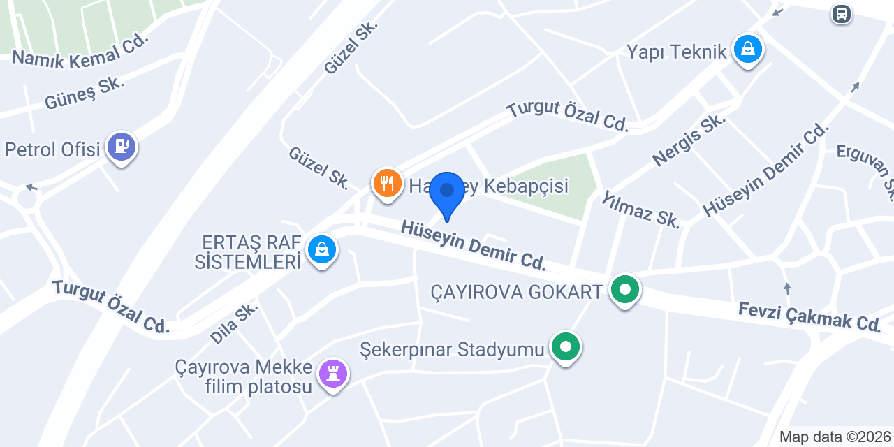 Birtek Branda Tente konumu