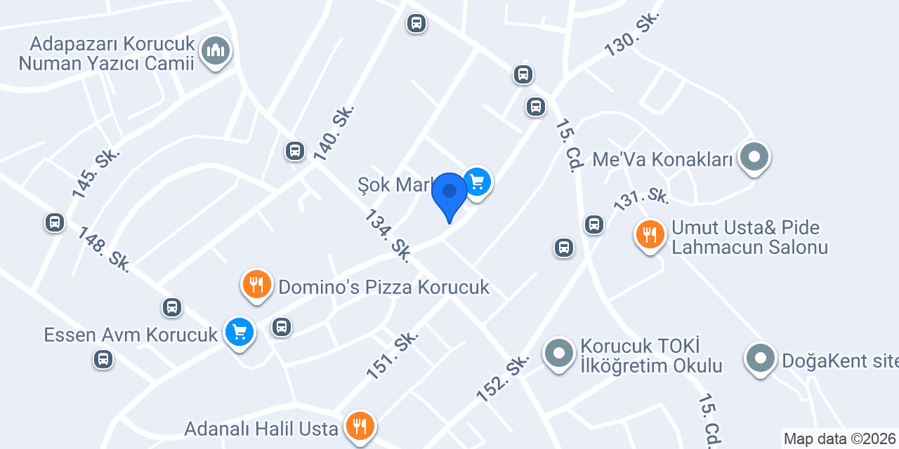 Korucuk Eczanesi konumu