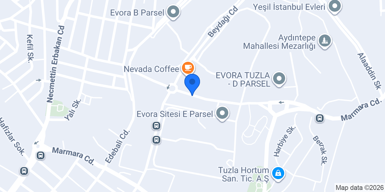 EVORA TEKEL konumu