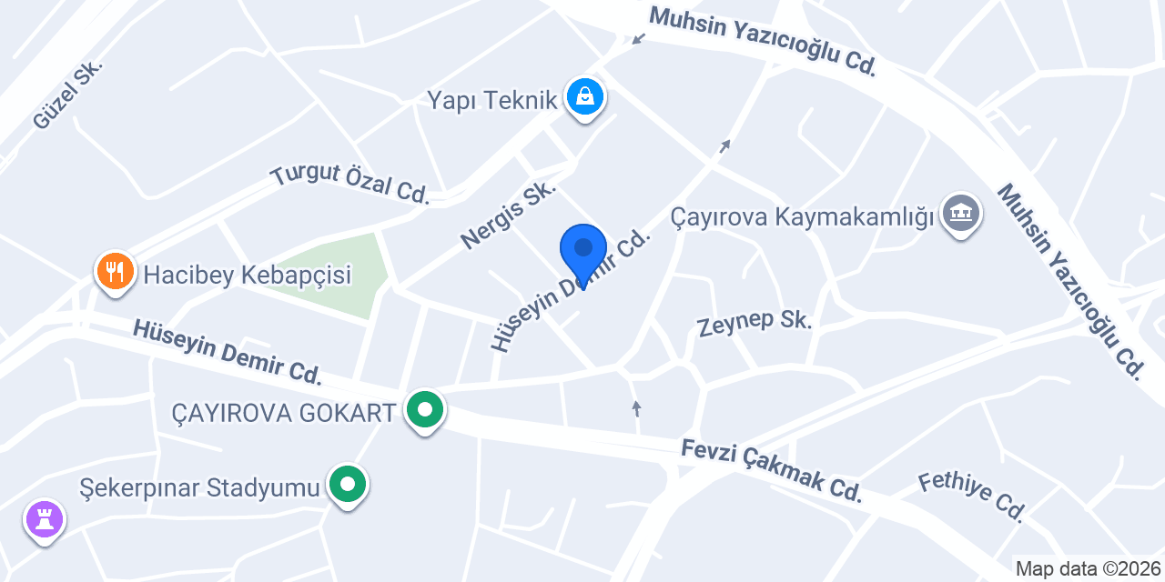 Sürat Kargo Şekerpınar Şube konumu
