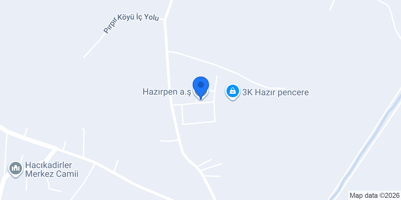 Hazırpen a.ş konumu