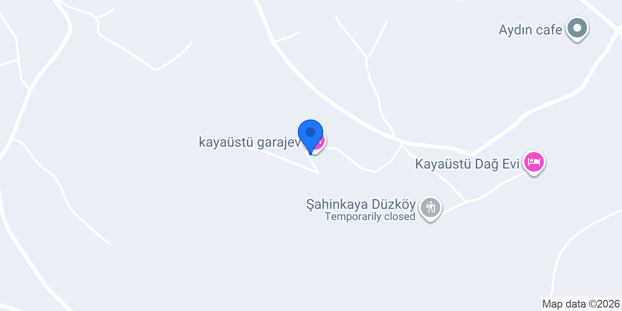 şahinkaya garajev konumu