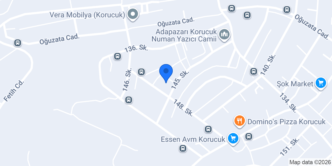 Korucuk Anaokulu konumu