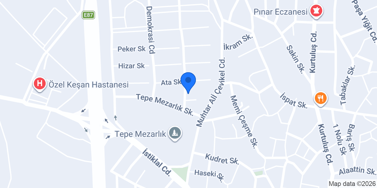 Sanayi Büfe konumu