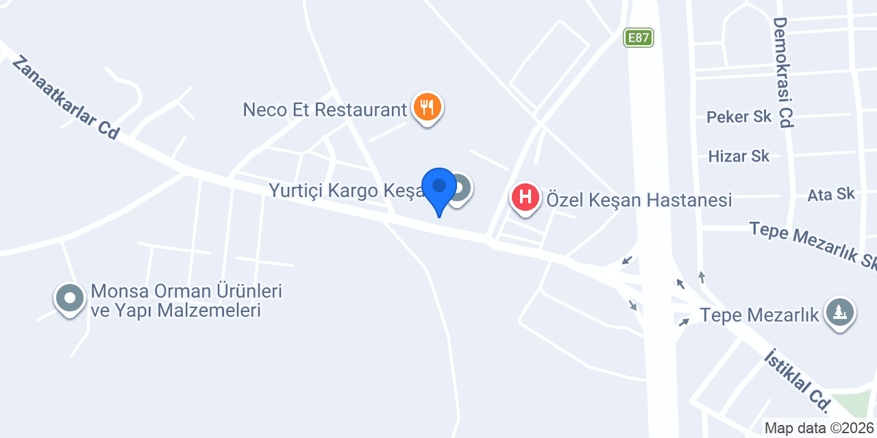 Efes Ticaret Merkezi konumu