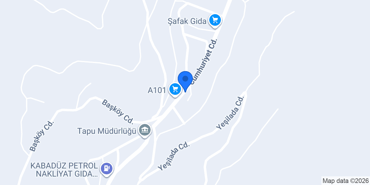 Kabadüz Unlu Mamülleri konumu