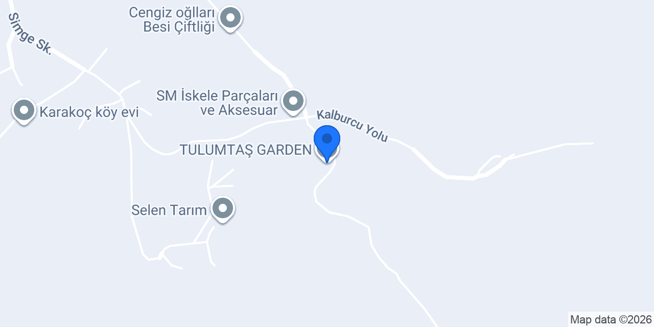 TULUMTAŞ GARDEN konumu