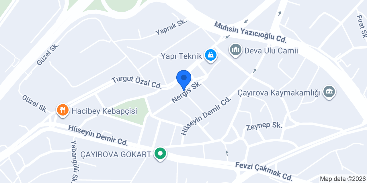 MEY Endüstriyel İnşaat konumu