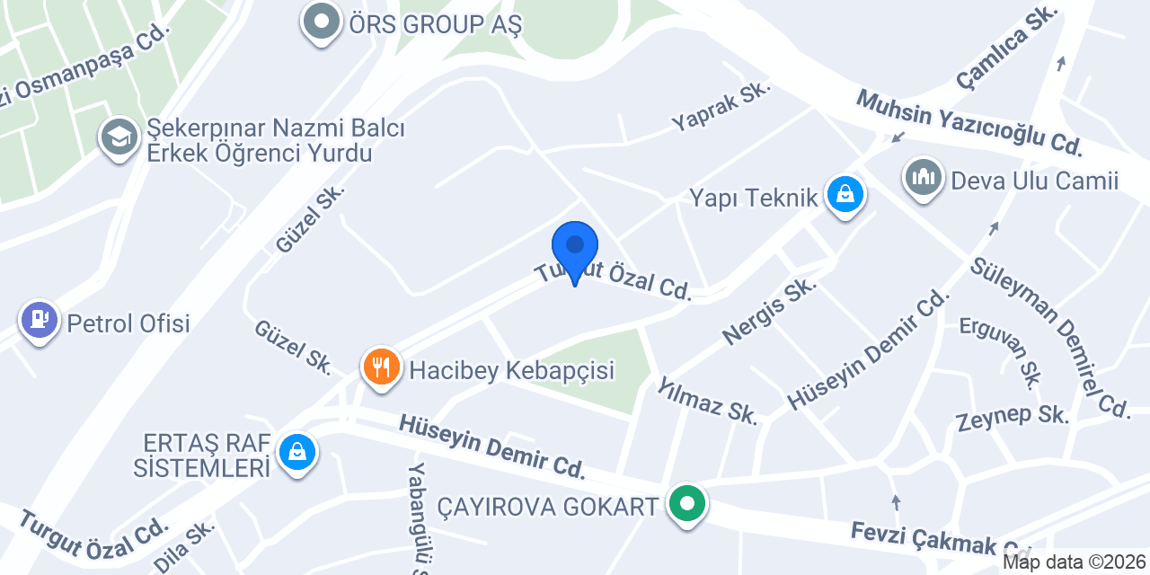 Hoçvan Kebap konumu