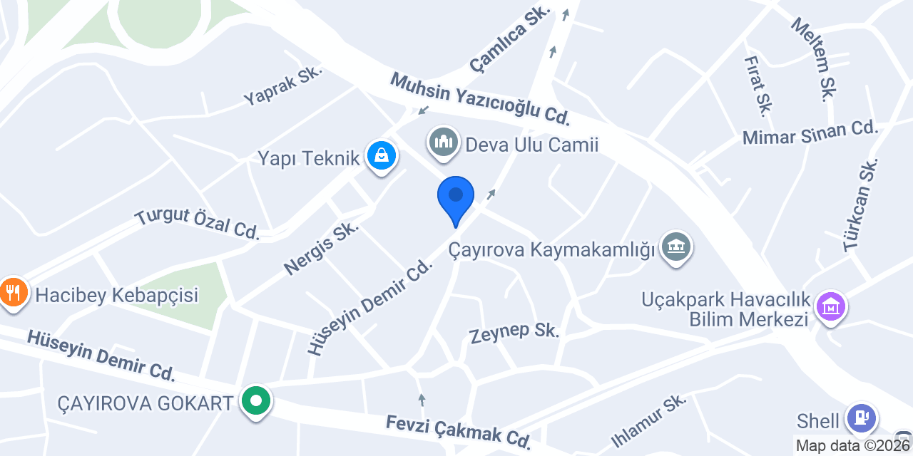 Öz tat kebap konumu