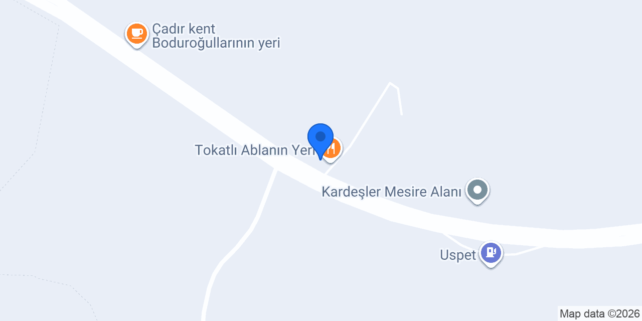 Tokatlı Ablanın Yeri konumu