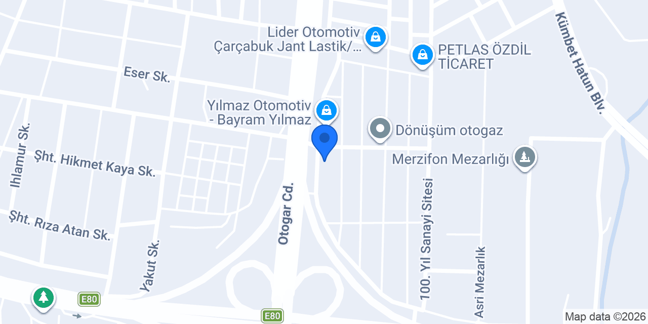 MUTLU AKÜ konumu