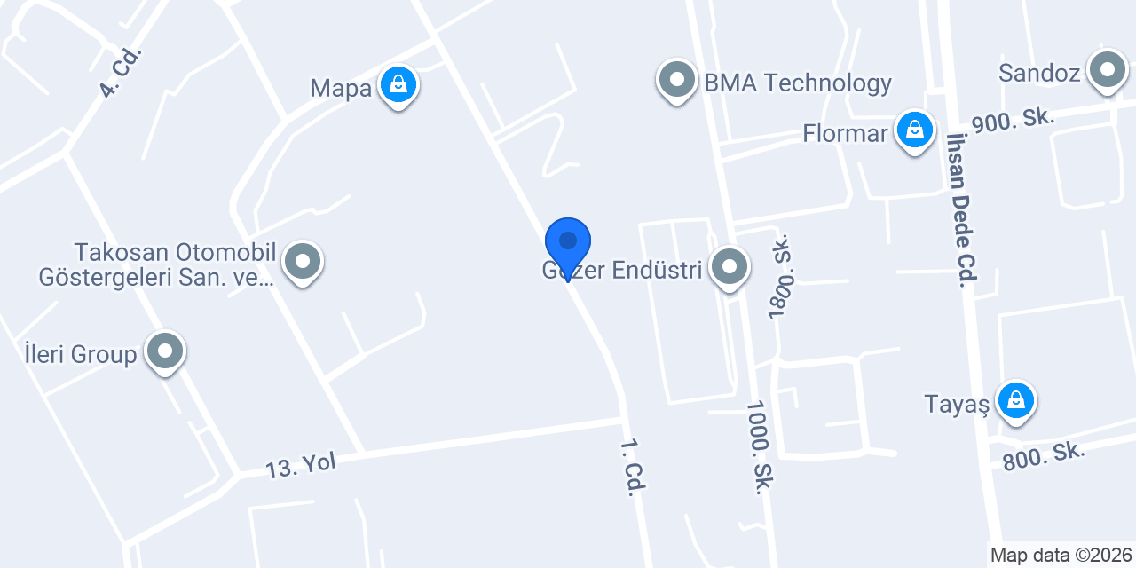 Aydınlar Yapı Endüstri konumu