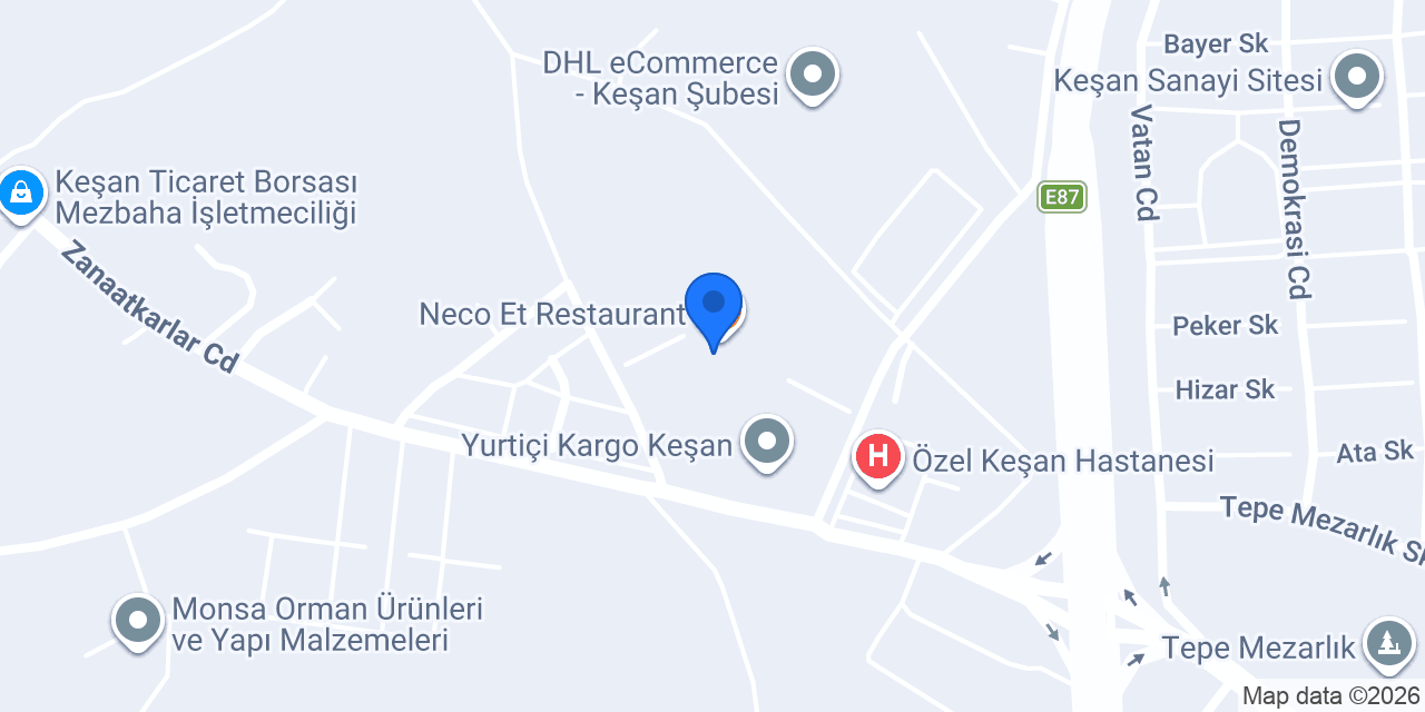 Simcan Toprak Tahlil Laboratuvarı konumu
