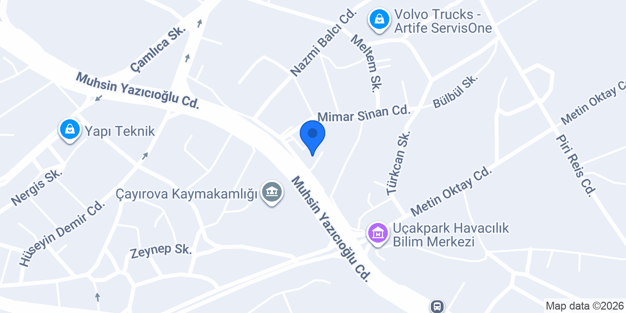 DUMANLAR Yapı Endüstri Malzemeleri Ticaret ve Sanayi Ltd. Şti. konumu
