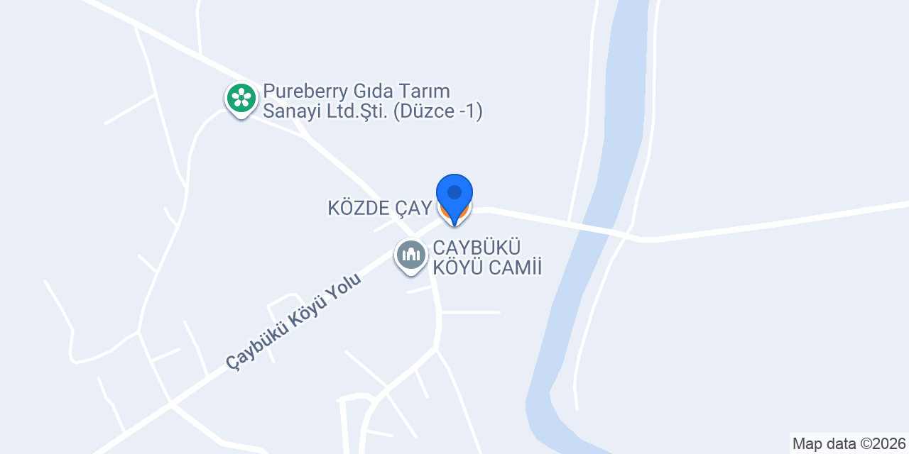 KÖZDE ÇAY konumu