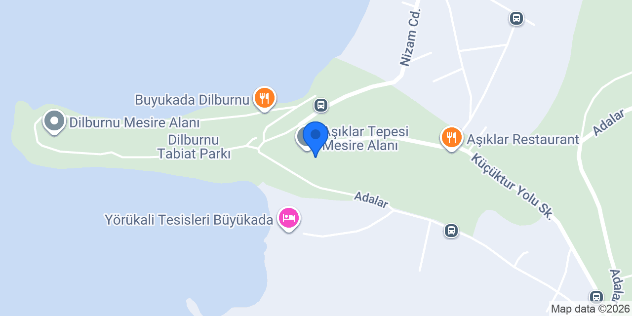 AŞIKLAR ADABAHÇE CAFE konumu