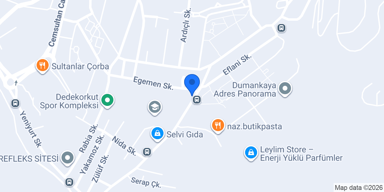 Başak Fırın konumu