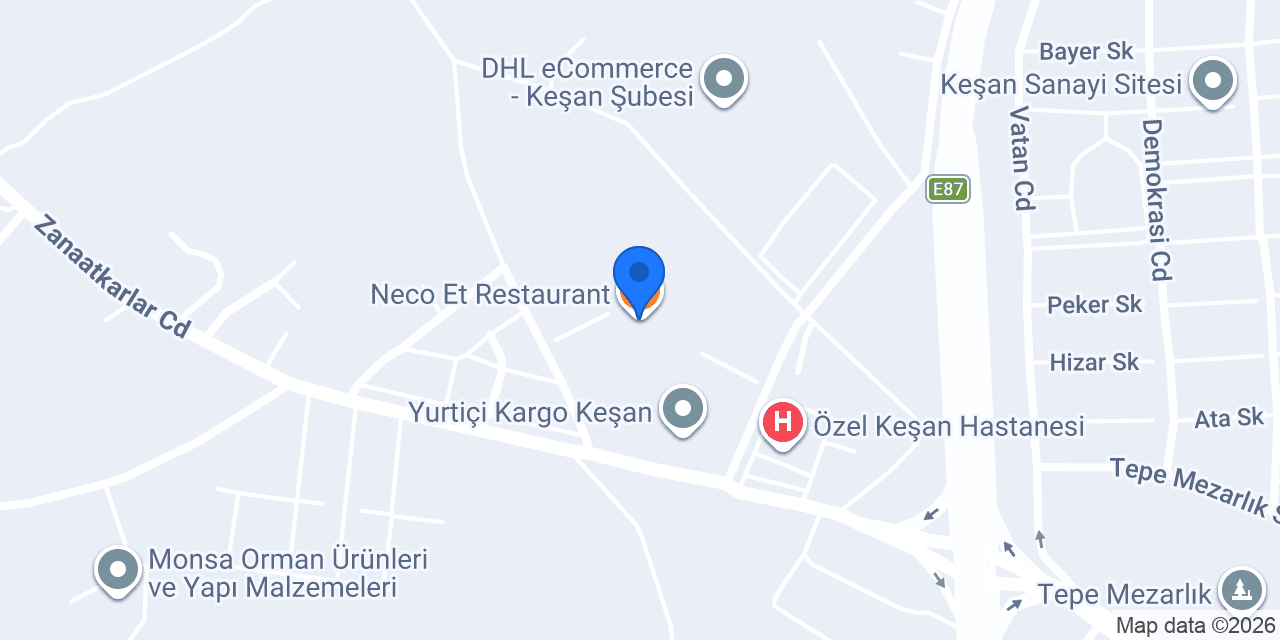 Neco Et Restaurant konumu