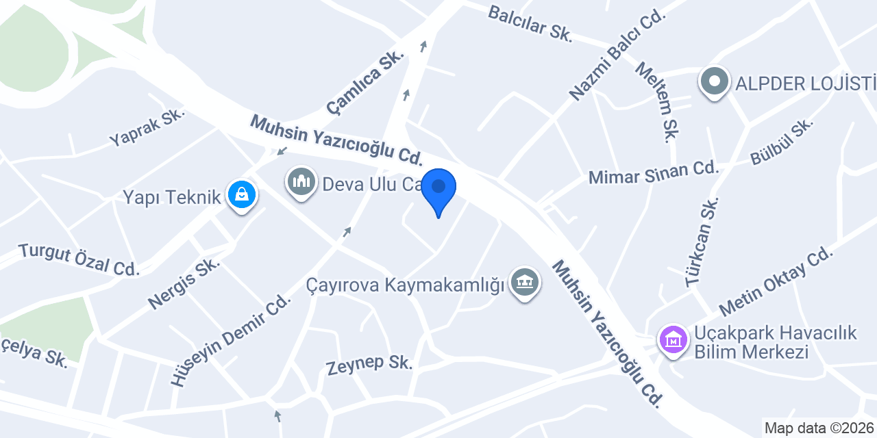 E MARKETİM ENDÜSTRİYEL ÜRÜNLER A.Ş konumu