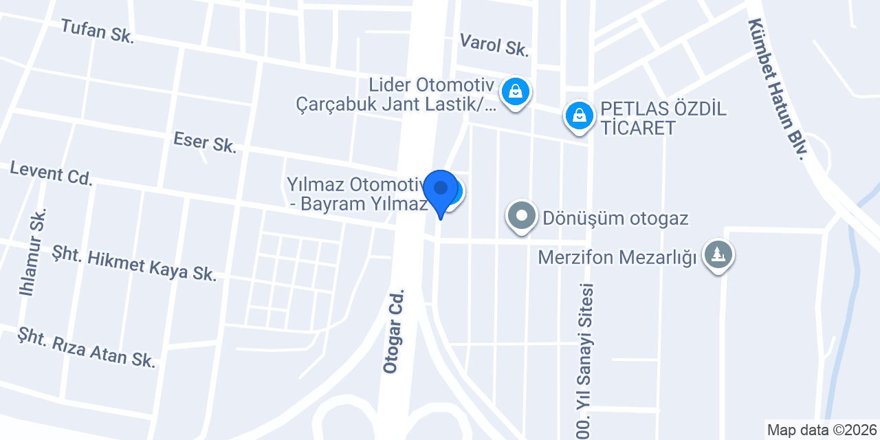 Galeri Yılmaz konumu