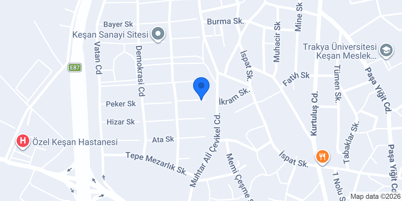 Bahçem Motor konumu