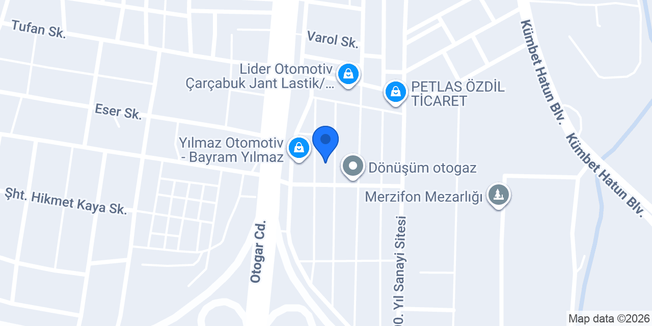 Özküçük Oto konumu